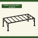 36" x 12" Foldable Rectangular Stand | Heavy-Duty Mild Steel Plant Stand | 100 kg Load Capacity | Pack of 2
