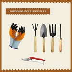 Gardening Essential Tool Kit (Pack of 6)