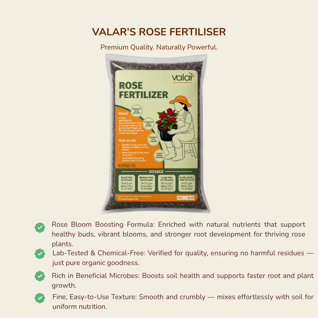 Rose Potting Mix & Fertiliser Combo (Makes 13 Kgs)