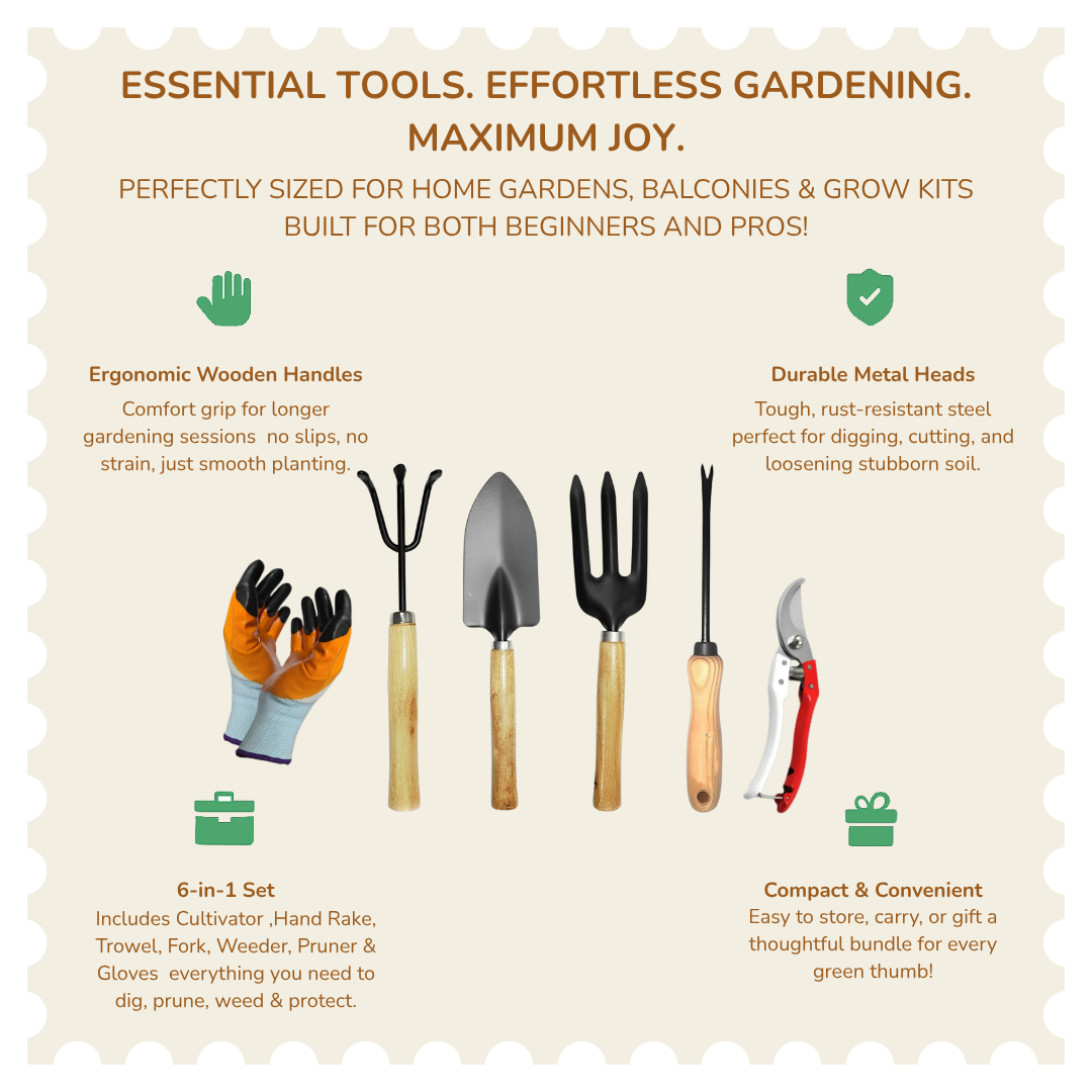 🌱 Gardening Essential Tool Kit – Grow Your Own Fresh Veggies with Ease! 🌿🥕