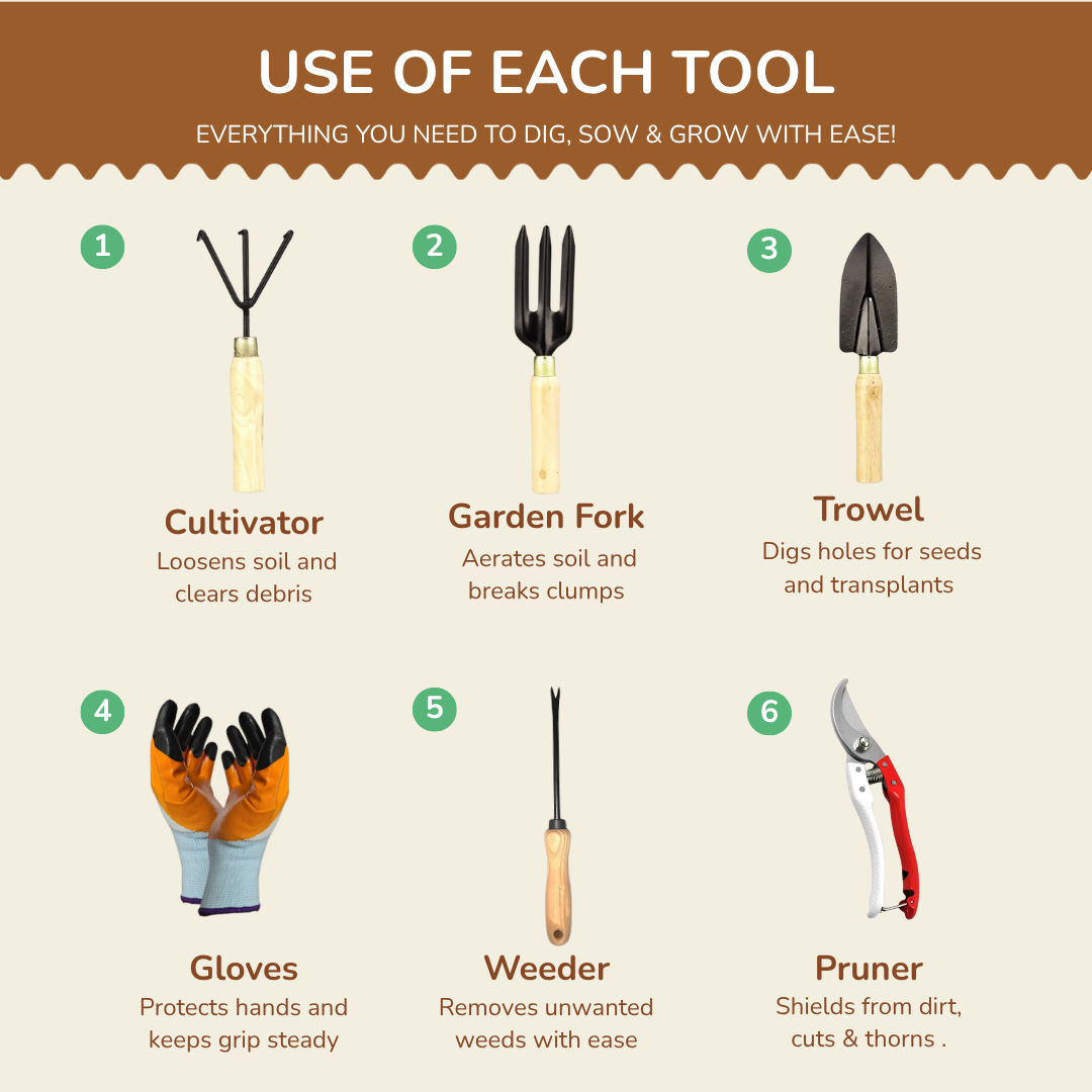 🌱 Gardening Essential Tool Kit – Grow Your Own Fresh Veggies with Ease! 🌿🥕