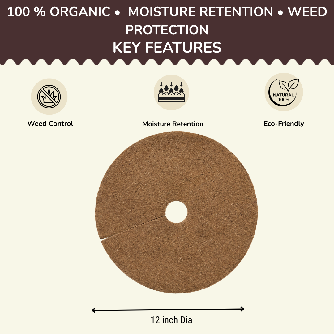 Set of 5 -  Organic Mulch Mat