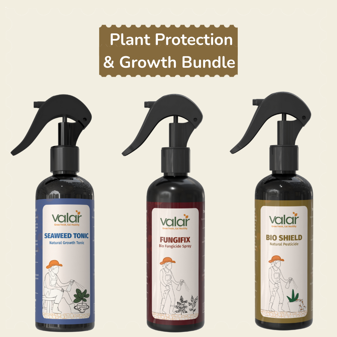 Plant Protection & Growth Bundle (Pesticide + Fungicide + Growth Tonic)
