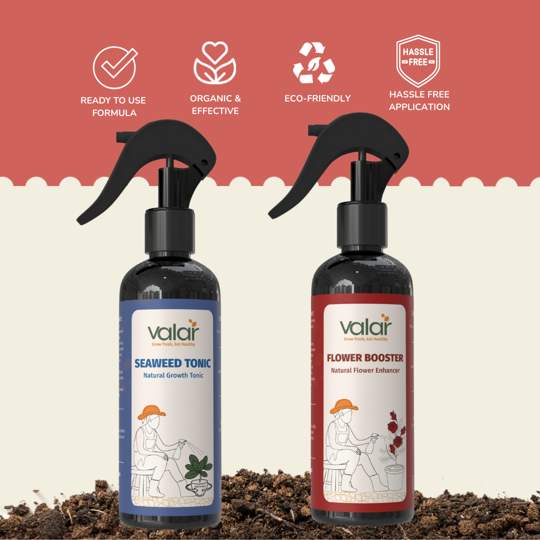 Rose Garden Bundle (Flower Booster + Seaweed Tonic)
