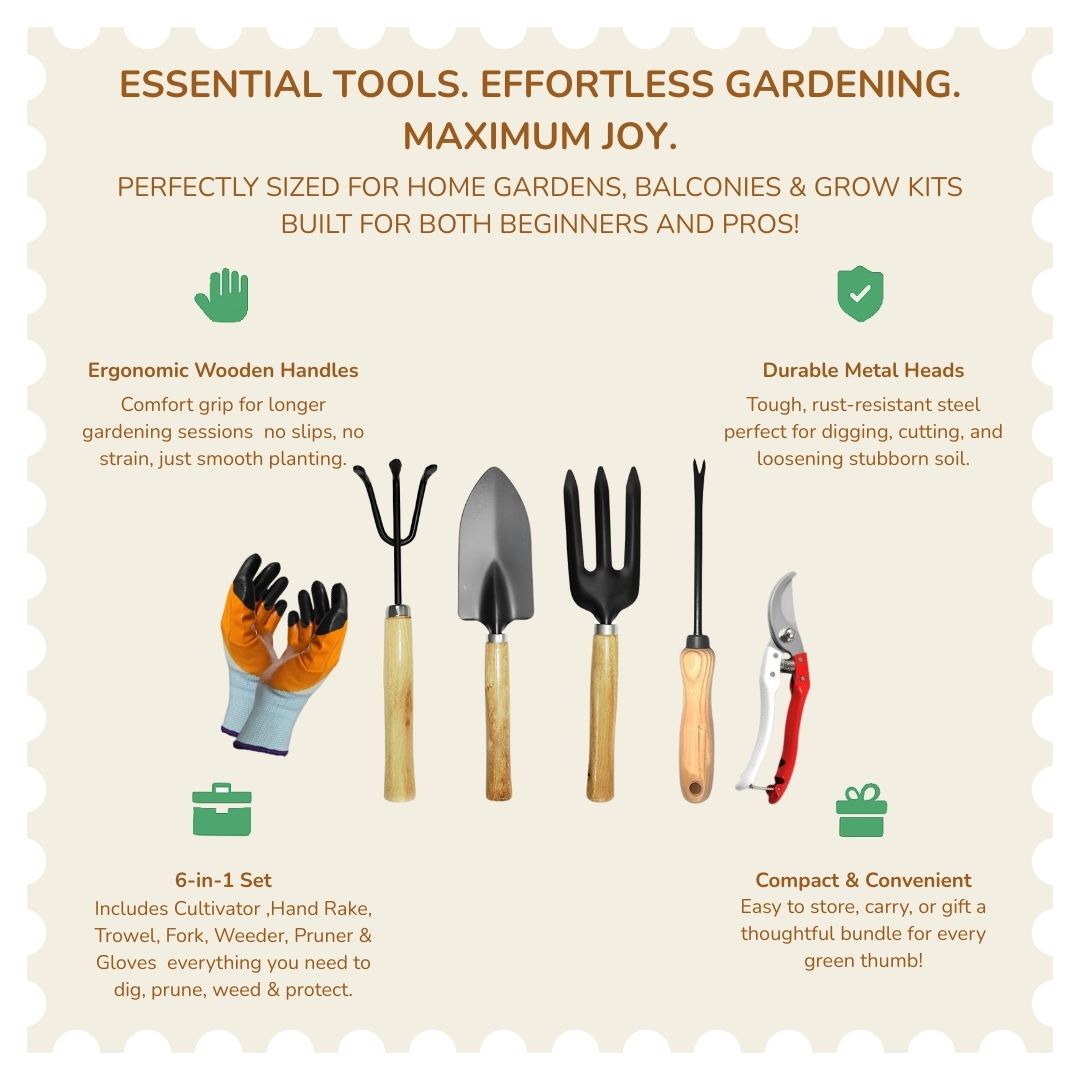 🌱 Gardening Essential Tool Kit – Grow Your Own Fresh Veggies with Ease! 🌿🥕
